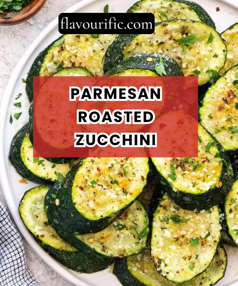 Parmesan Roasted Zucchini Recipe (Crispy, Cheesy & Easy)