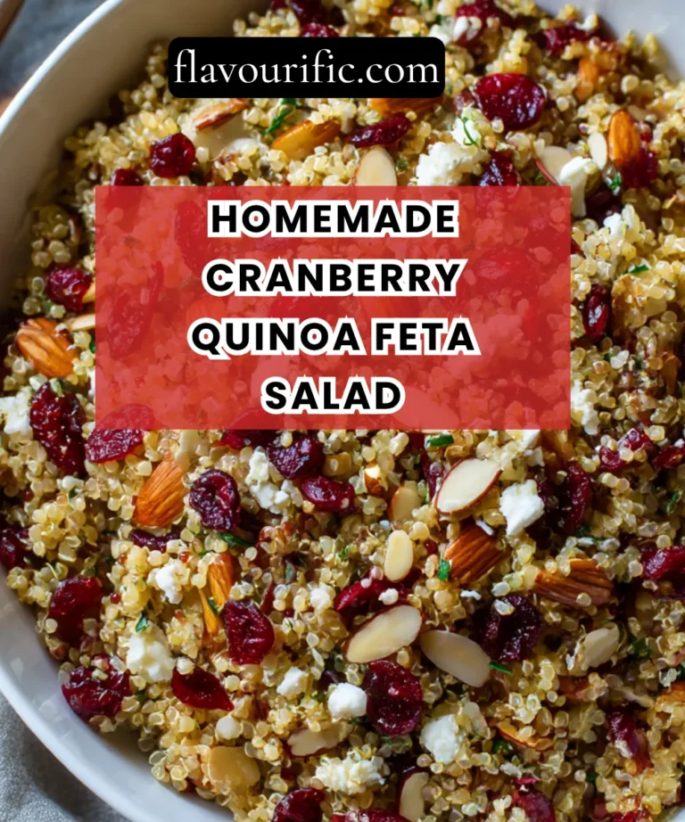 Homemade Cranberry Quinoa Feta Salad Recipe (Fresh, Protein-Packed & Make-Ahead Friendly)
