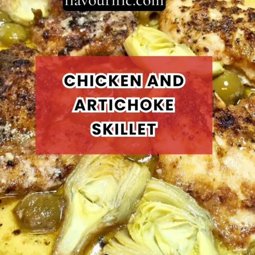 Chicken and Artichoke Skillet Recipe (Savory, Mediterranean & Quick) 3 Lemon 52