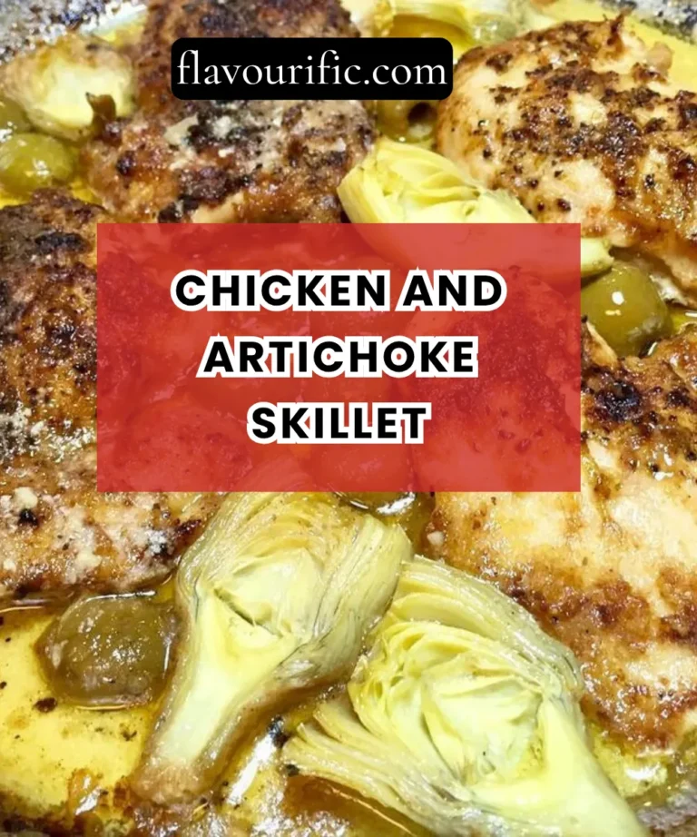 Chicken and Artichoke Skillet Recipe (Savory, Mediterranean & Quick)