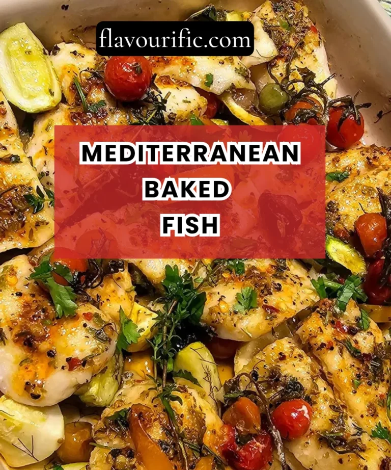 Mediterranean Baked Fish Recipe (Fresh, Light & Oven-Baked)