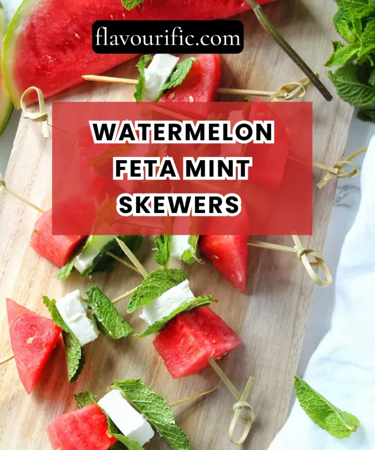 Watermelon Feta Mint Skewers – The Ultimate Refreshing Summer Bite Recipe (Sweet, Salty & So Simple)