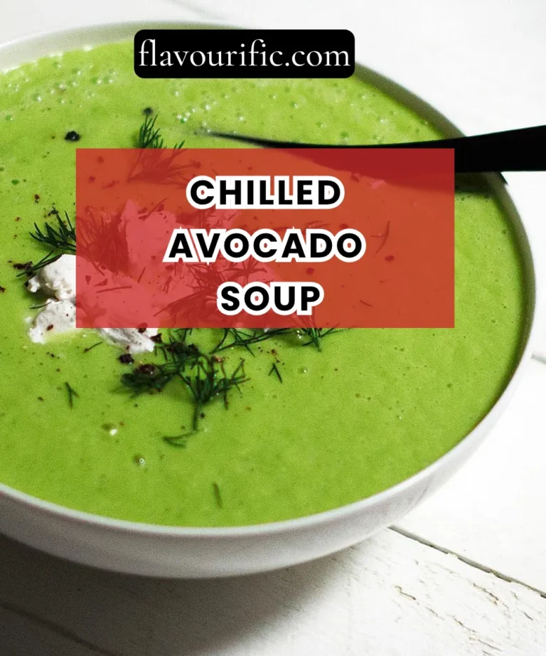 Chilled Avocado Soup – Creamy, Cool & Unexpectedly Delicious Recipe (Refreshing, Elegant & No-Cook)