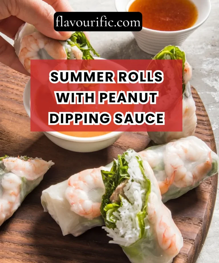Summer Rolls with Peanut Dipping Sauce