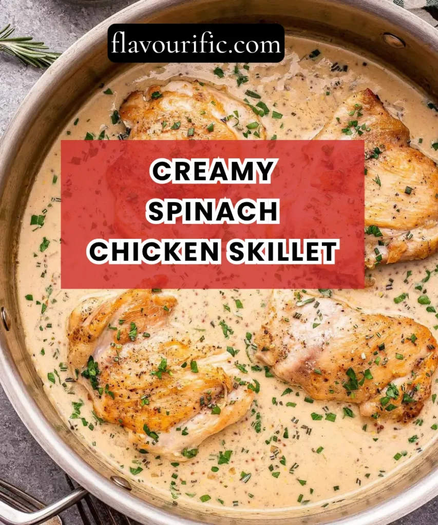 Creamy Spinach Chicken Skillet Recipe (Quick, Low-Carb & One-Pan) 1 Lemon 7