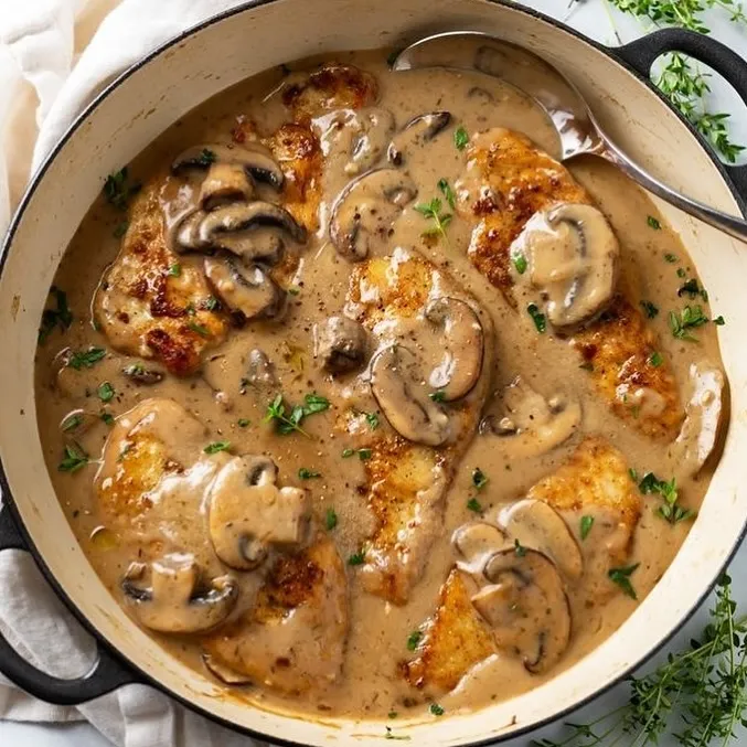 Garlic Butter Mushroom Chicken Recipe (Juicy, Savory & One-Pan Easy) 2 keep 49