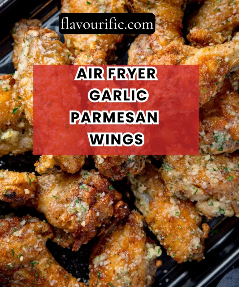 Air Fryer Garlic Parmesan Wings Recipe (Crispy, Buttery & Better Than Takeout)