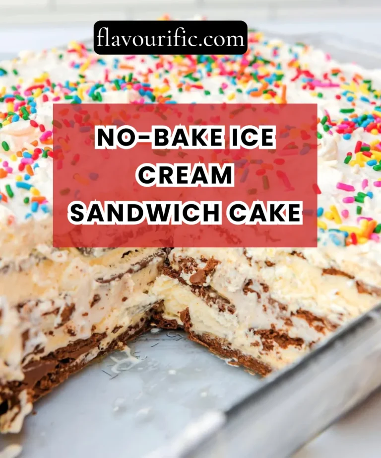 No-Bake Ice Cream Sandwich Cake – The Crowd-Pleasing Summer Dessert That Makes Itself
