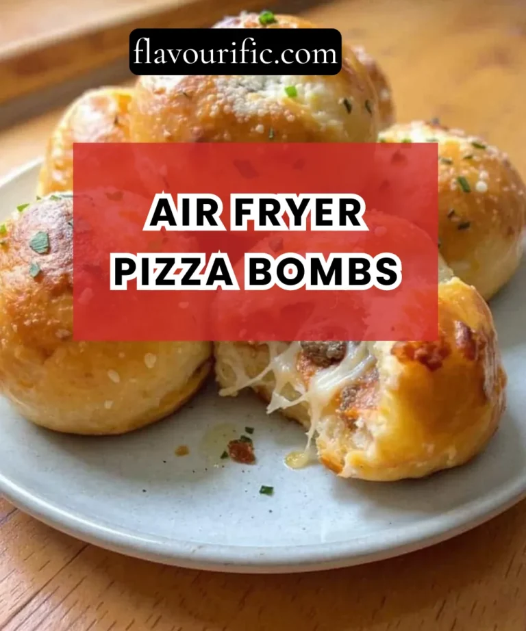 Air Fryer Pizza Bombs Recipe (Cheesy, Crispy & Kid-Approved)
