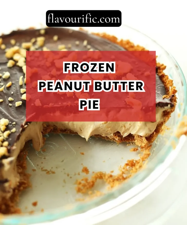 Frozen Peanut Butter Pie Recipe (No-Bake, Creamy & Impossibly Easy)