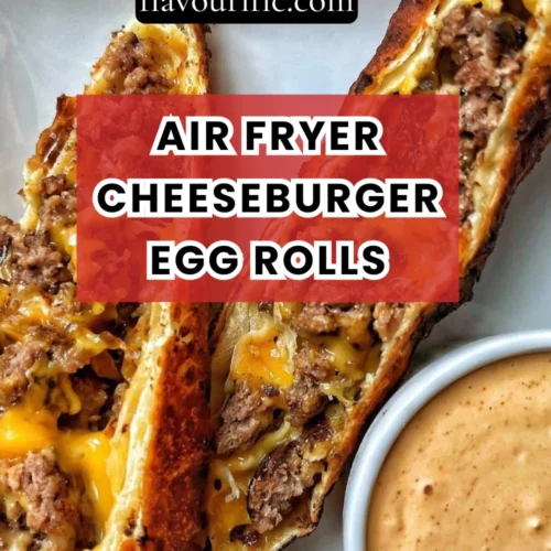 Air Fryer Cheeseburger Egg Rolls Recipe (Crispy, Cheesy & Totally Addictive) 3 Lemon 32