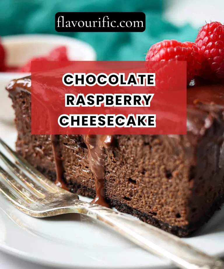 Chocolate Raspberry Cheesecake – Rich, Decadent & Showstopping