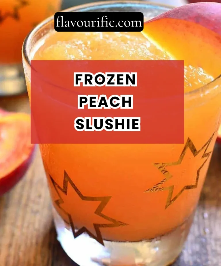 Frozen Peach Slushie – Better Than Store Drinks