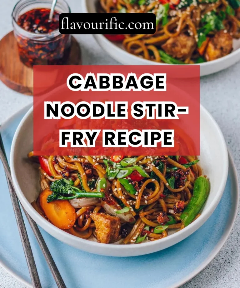 Cabbage Noodle Stir-Fry Recipe (Fast, Filling & Better Than Takeout)
