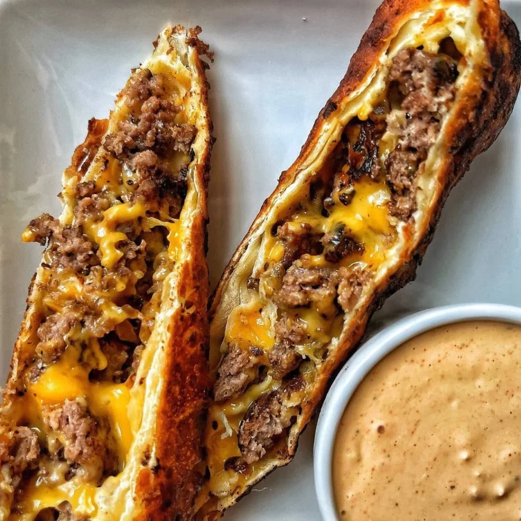 Air Fryer Cheeseburger Egg Rolls Recipe (Crispy, Cheesy & Totally Addictive) 2 keep 33